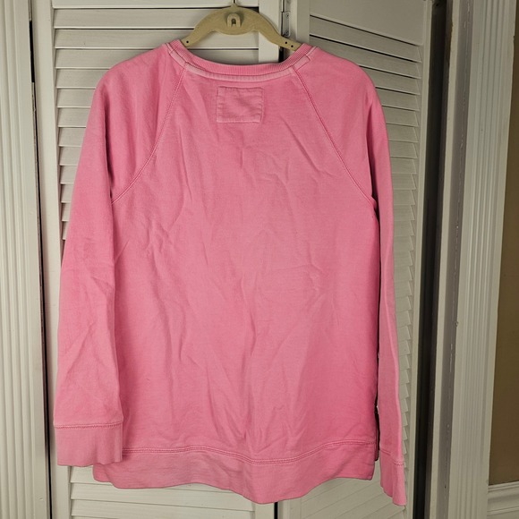 Lilly Pulitzer Luxletic Womens Hot Pink Beach Comber Pullover Sweater Medium‎ - Picture 1 of 4